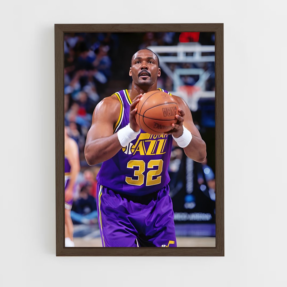 Poster Karl malone Lakers – affiche Basketball (vue 5)